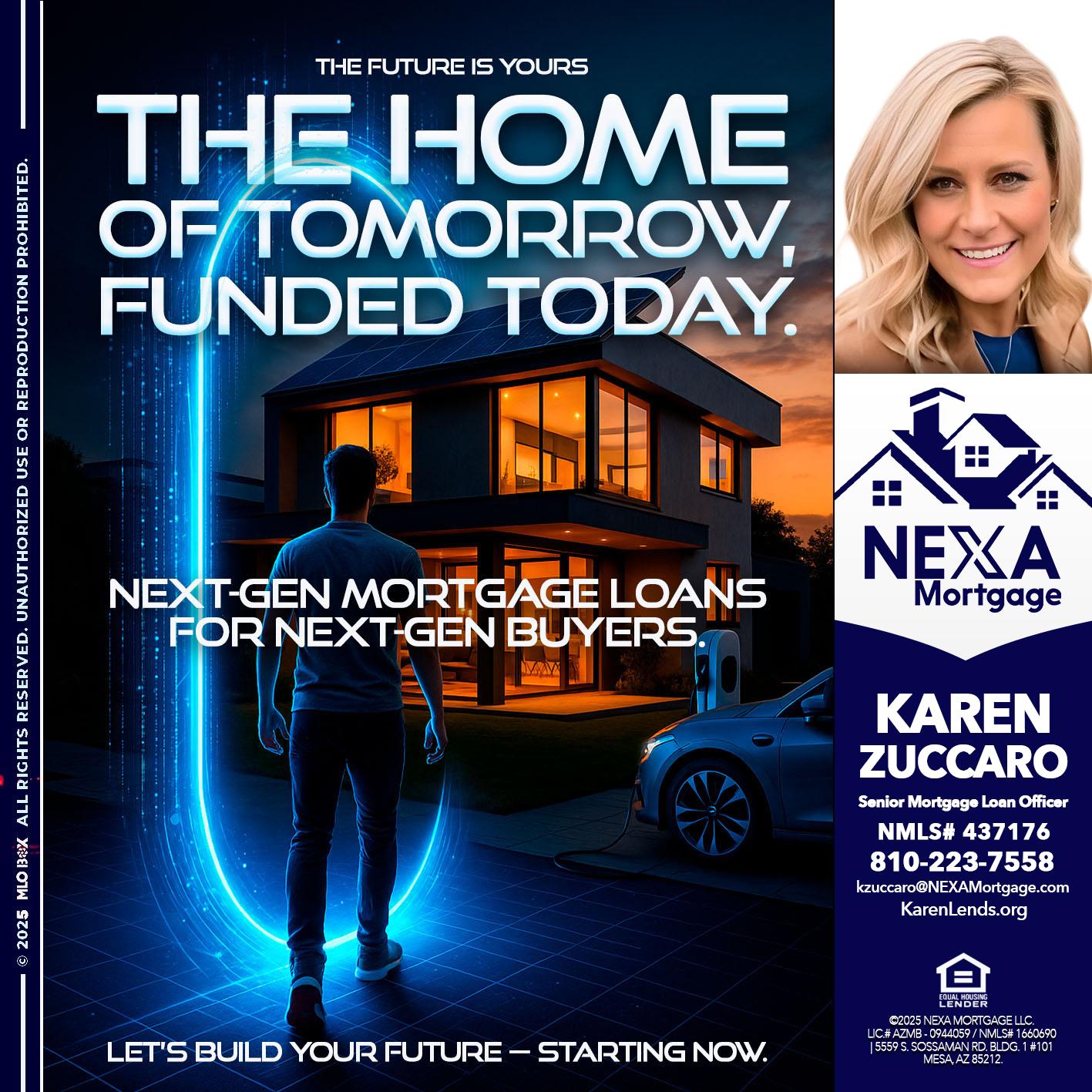 THE HOME - Karen Zuccaro -Senior Mortgage Loan Officer